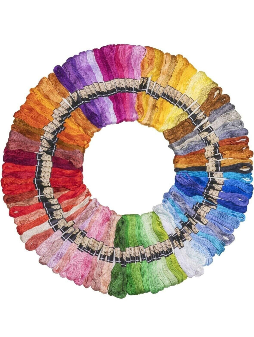 100 Skeins Cotton Embroidery Thread Bundles Cross Stitch Thread Floss Cotton
