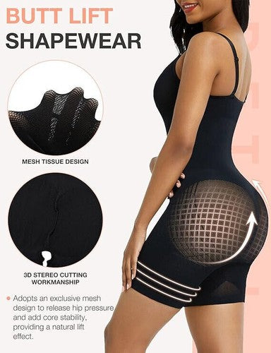 Shapewear Bodysuit, Seamless Tummy Control Full Body Shaper Fajas Colombiana