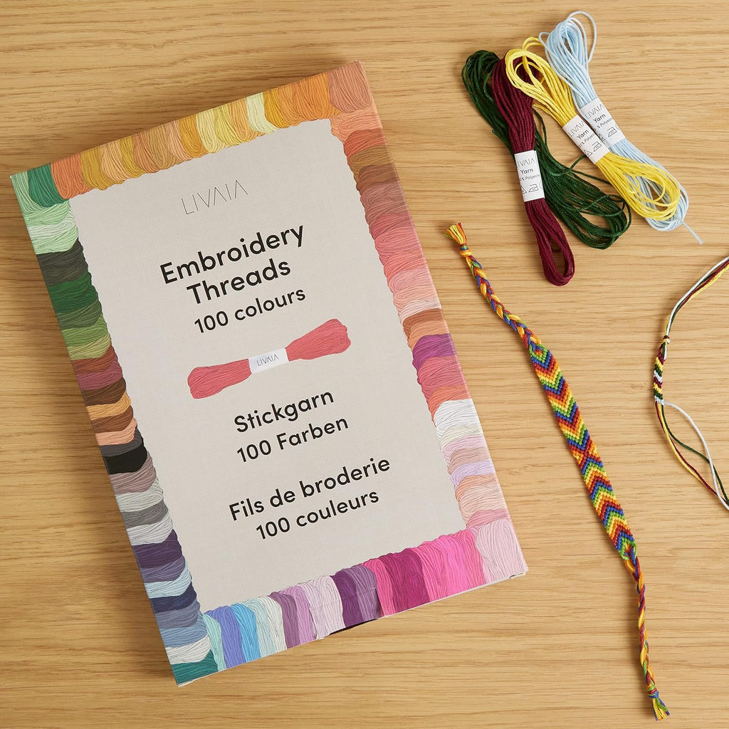 100 Skeins Cotton Embroidery Thread Bundles Cross Stitch Thread Floss Cotton