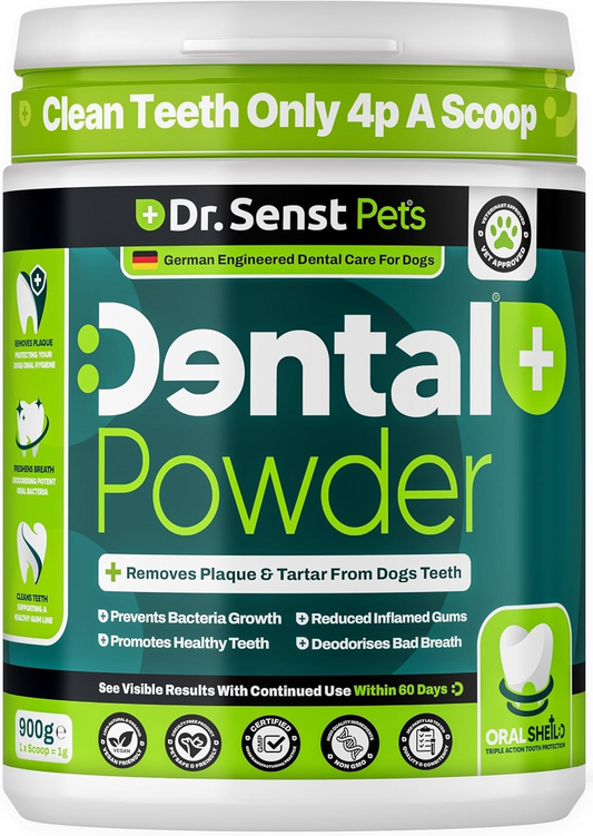 Dr Senst Plaque Off Powder Dogs 900G Dog Teeth Cleaning Dental & Dog Breath
