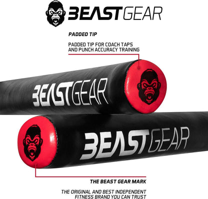 Boxing Punch Sticks - Leather Sports Boxing Gym Boxing Pads | Beast Gear