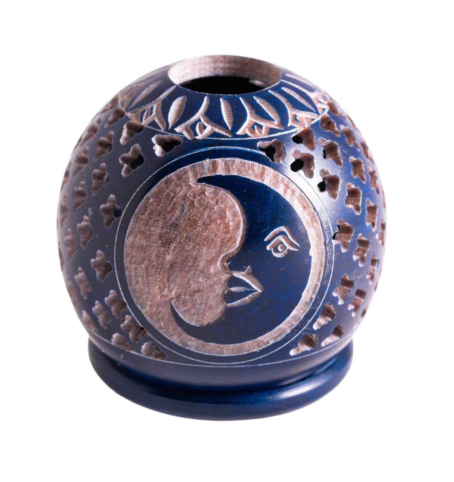 Tealight Holder Blue Moon | Candle Globe Milford Handmade Nightlights Ritual