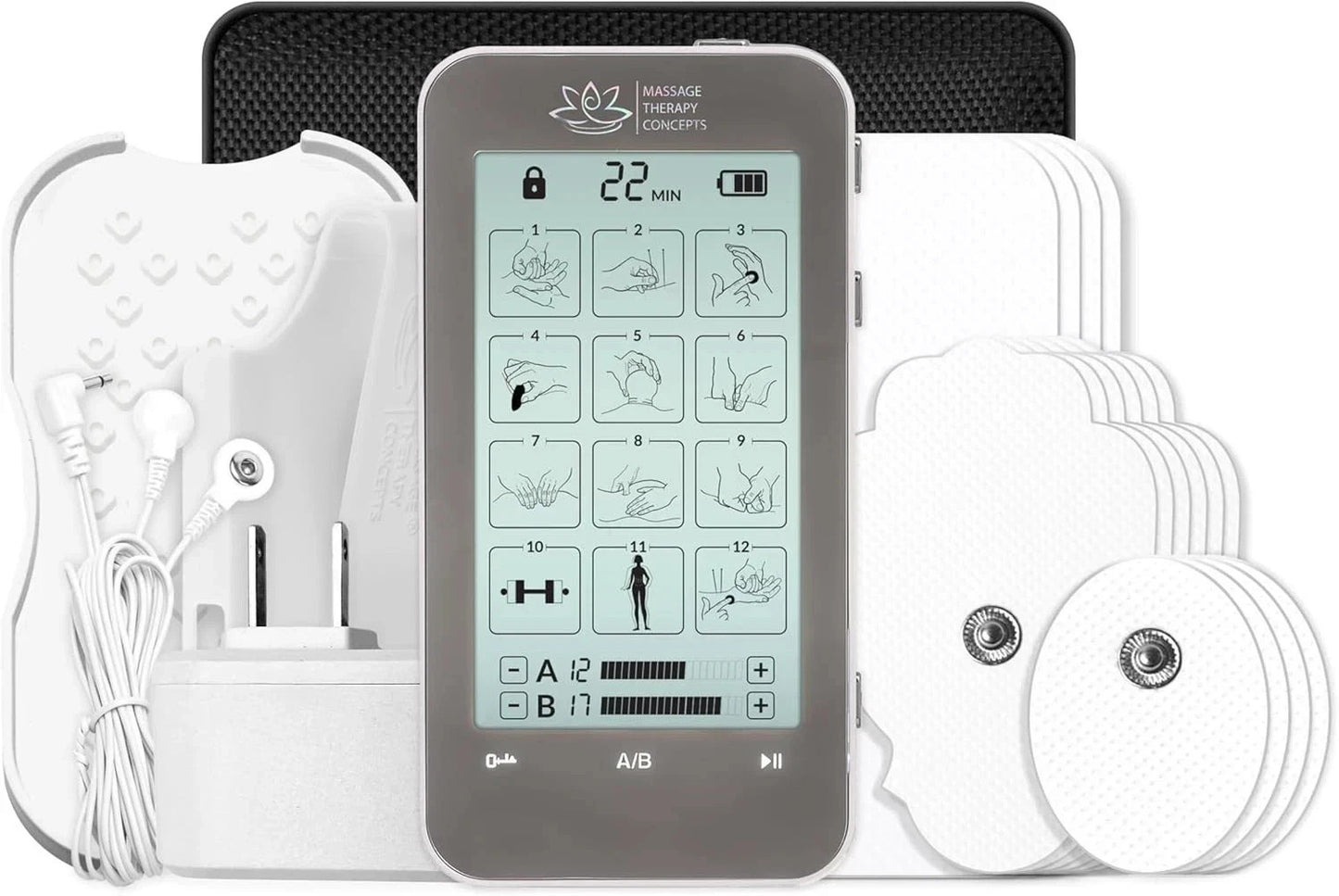 Verve Deluxe Dual Channel TENS & EMS Muscle Therapy Device