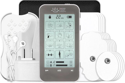 Verve Deluxe Dual Channel TENS & EMS Muscle Therapy Device