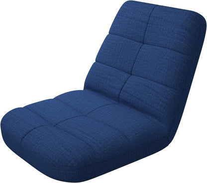 Easy Lounge Floor Chair | Adjustable Padded Sofa Back | Meditation Gaming Seat
