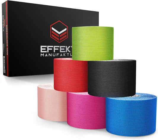 6 Rolls 5cm x 5m Kinesiology Tape KT Muscle Strain Injury Support Physio Sports