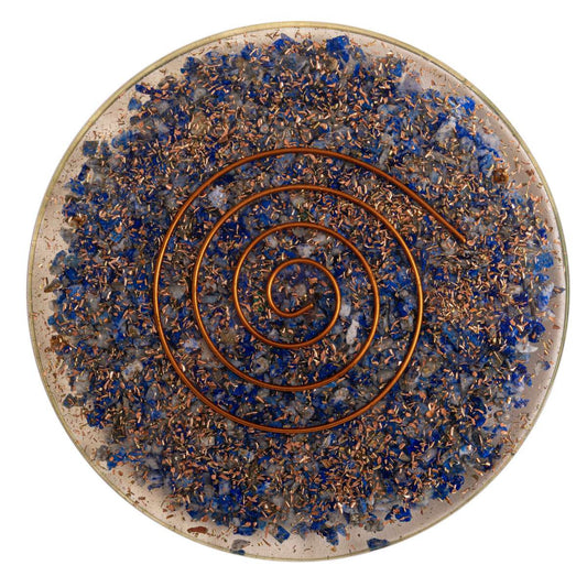 Orgone Coaster Lapis Lazuli Gemstone Therapy | Pure Vital Life Energy Cleansing