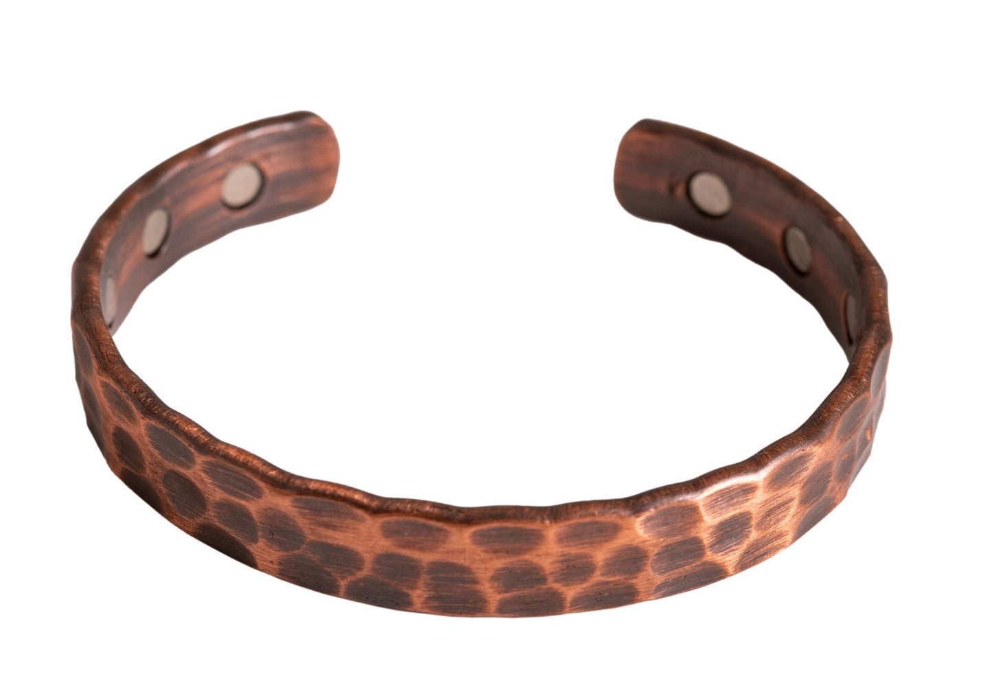 Solid Magnetic Copper Mens Bracelet | 6 Magnets - Arthritis Healing