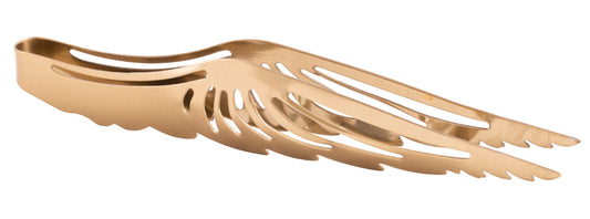 Golden Angel Wing Tongs | Extra Large | Burning Shisha Clipper Quality