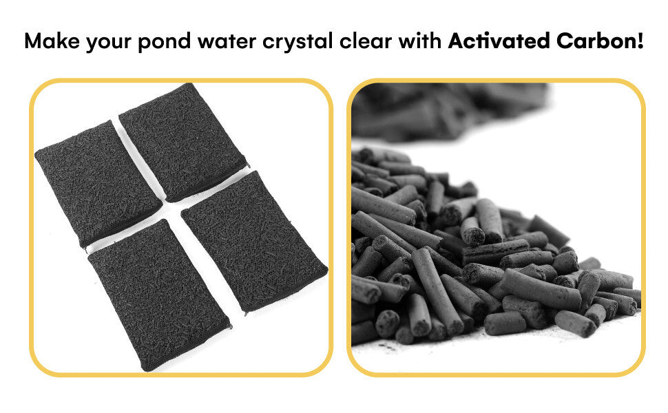 9kg Activated Carbon Charcoal for Aquarium Pond Fish Tank Filter in 4 Media Bags