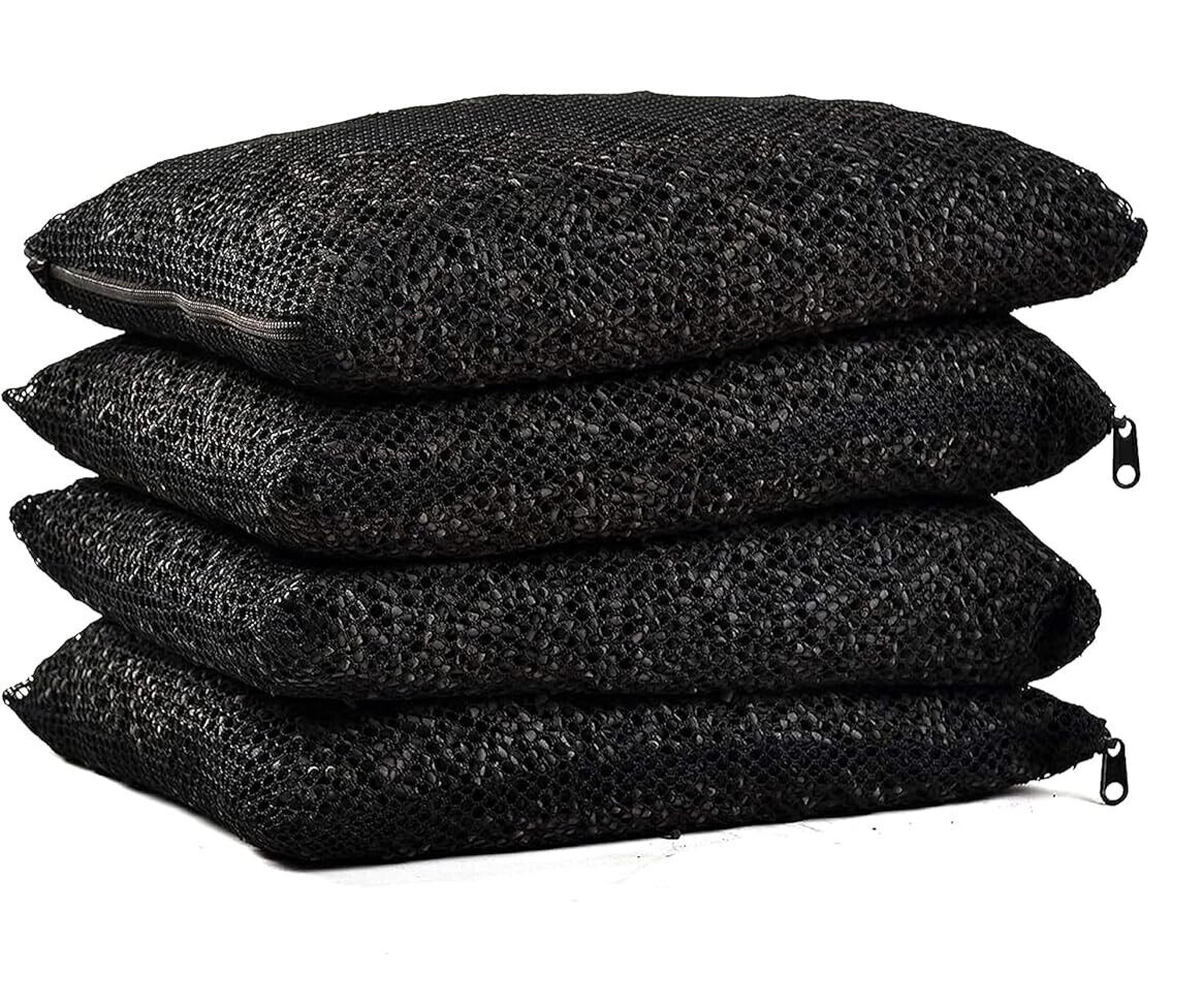 9kg Activated Carbon Charcoal for Aquarium Pond Fish Tank Filter in 4 Media Bags