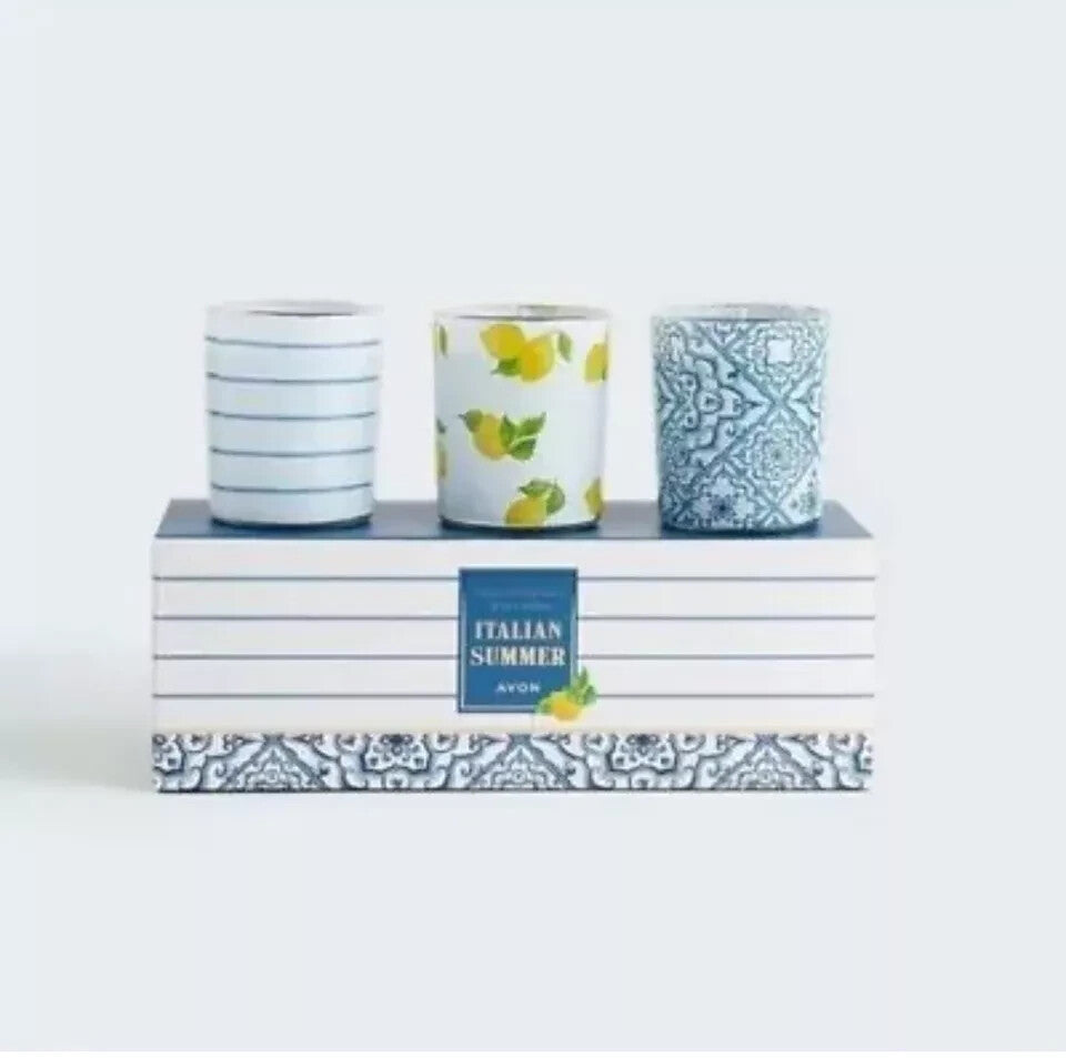 Avon?? Italian Summer Votive Gift Set - 3 x Candle Votives