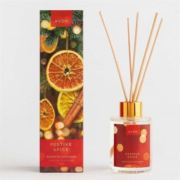 BNIB Avon Festive Spice Reed Diffuser 70ml