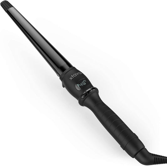 Twist Curl Curling Wand - 1 to 1.5 Inch Professional Hair Wand | Long Short Hair