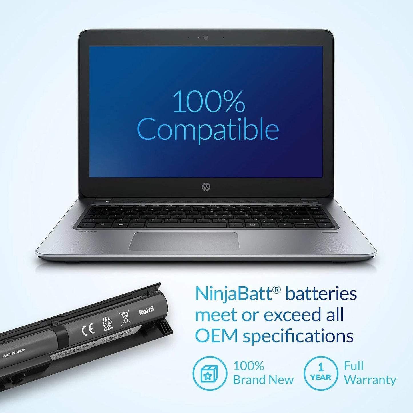 NinjaBatt Battery for toshba PA5185U-1BRS L50-B NEW