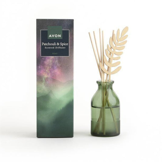 Avon Patchouli & Spice Reed Diffuser | Brand New Boxed