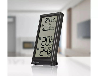 Bresser Weather Station time, date via DCF radio signal in 12 or 24 hour format