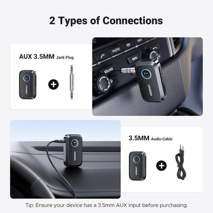 UGREEN Bluetooth 5.4 Adapter for Car Receiver for Car