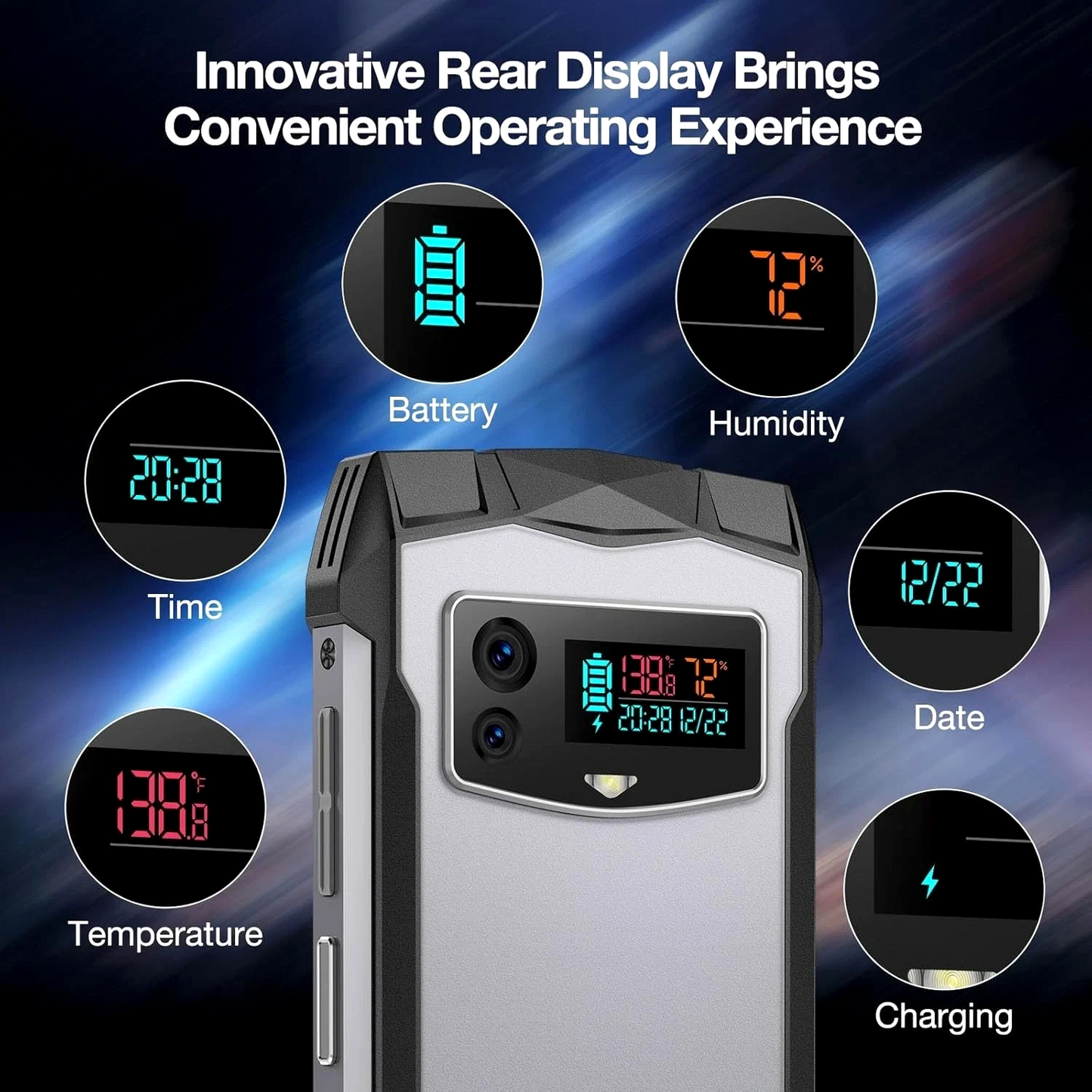 DOOGEE S Mini Rugged Phone 4.5 - Frost Silver