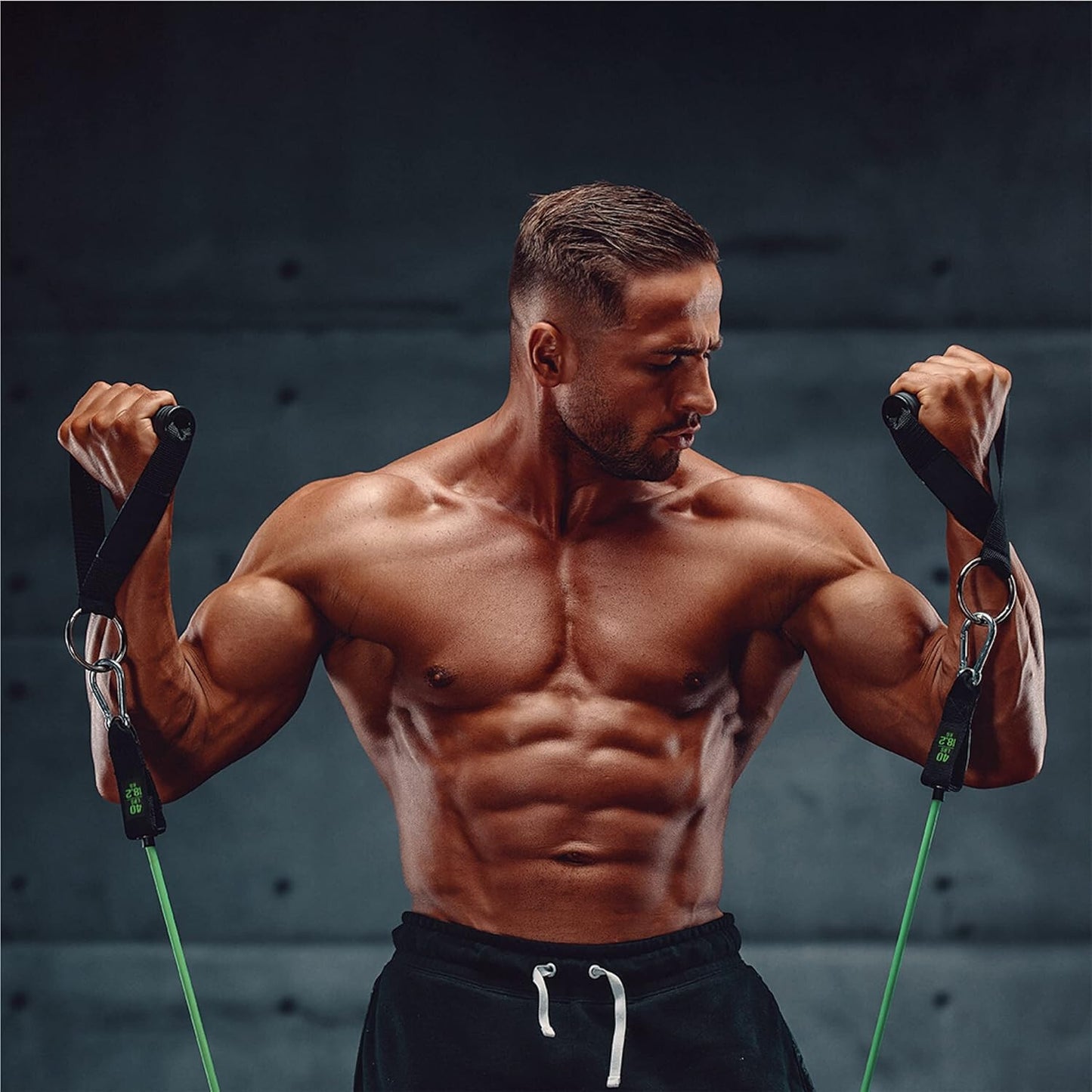 Resistance Bands Workout Set Exercise CrossFit Fitness Yoga Training Tubes 11PCS