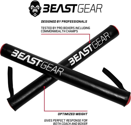 Boxing Punch Sticks - Leather Sports Boxing Gym Boxing Pads | Beast Gear