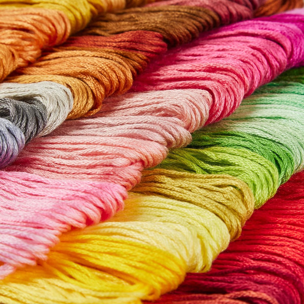 100 Skeins Cotton Embroidery Thread Bundles Cross Stitch Thread Floss Cotton