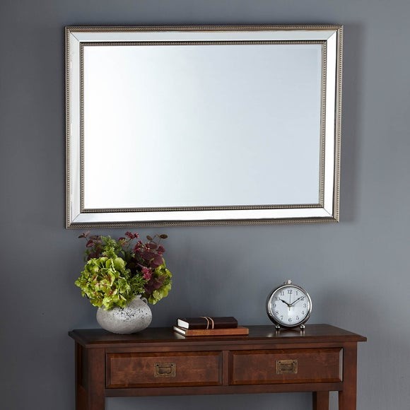 Mirror Large Full Length Wall Hallway Overmantel Dunelm Dorma Stud 98cm x 68cm