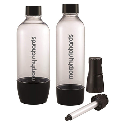 Morphy Richards Soda System Sparkling Fizzy Water Soda Stream Twin Pack